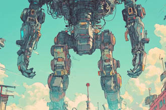 high quality robot, mecha concepts