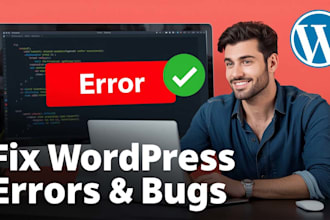 fix wordpress errors, bugs, or broken website professionally