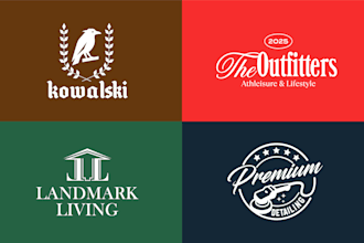 make modern minimalist business logo design