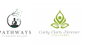 design yoga, wellness, spa, health and fitness logo