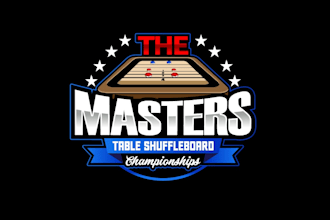 create graceful and fantastic shuffleboard logo design