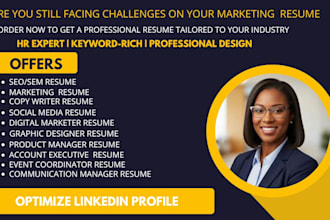 write marketing, media, brand manager, creative director, account executive cv