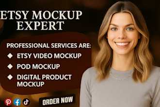 do custom etsy video mockups, etsy digital products, etsy shop mockup designs