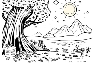 illustrate any image in doodle style