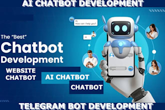 ai chatbot, chatbot development,custom ai chatbot, telegram bot, website chatbot