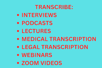 transcribe audio video interviews podcast transcripts