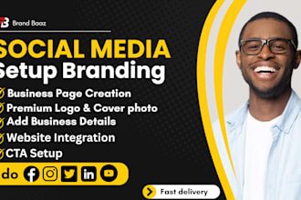 setup facebook,instragram business page and all social media accounts