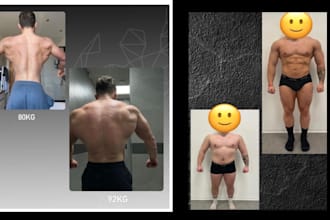 persoanlized meal and workout plans