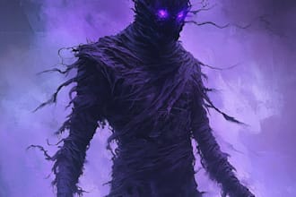 draw professional horror illustration