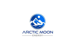 design consulting business arctic moon energy logo