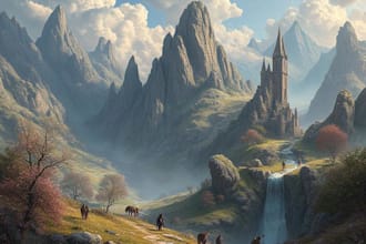 do fantasy landscapes and scenery art
