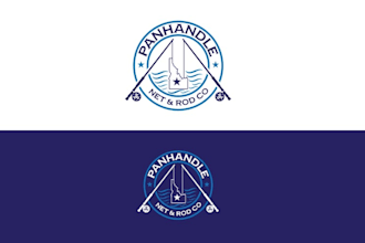 design modern custom fly rods nets logo