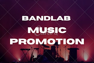 professionally promote your bandlab music to real active listeners