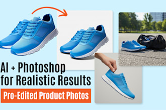 design realistic product photoshoots with ai and photoshop