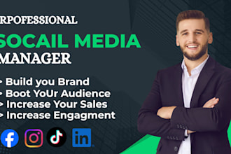 be your social media manager marketing