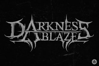 design a bold and iconic rock band logo