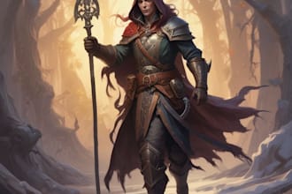 dnd character art and dnd character art