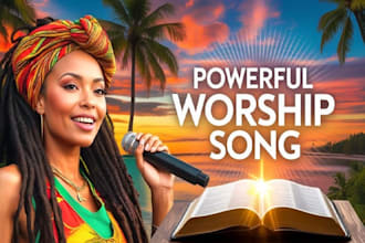 sing or write powerful gospel hip hop praise an worship songs with soulful vocal