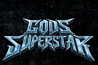 design a classic and powerful heavy metal logo