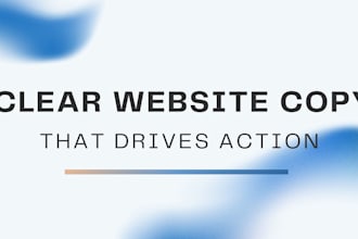 write high converting website copy for startups and businesses