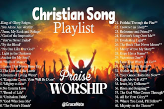 create a powerful 30 second christian rap, gospel, or worship song for you