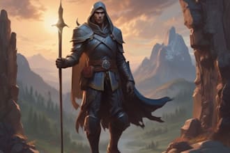 draw character art, illustrations, and fantasy art