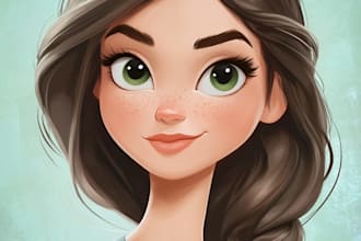 make your disney cartoon character
