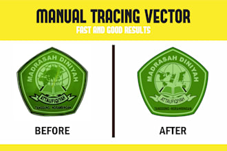 professionally vector trace your logo or image in coreldraw