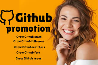 grow promote your github account to organic followers and your targeted audience