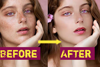 retouch your portrait with professional skin and body edits
