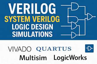 do verilog, system verilog, digital logic design lab works, projects