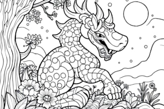 draw unique digital coloring pages for kids and adults