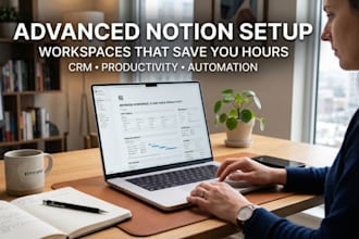 be your notion template expert, notion workspace and notion dashboard automation