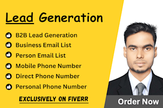provide b2b lead generation mobile number direct phone number using premium tool