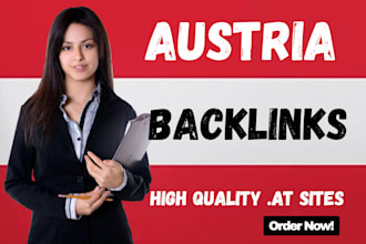 build austria dofollow backlinks from high quality at sites