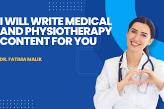 assist in your physiotherapy and medical related work