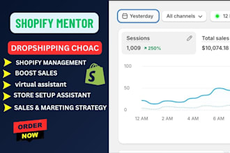 be your shopify consultant, mentor, coach, certified shopify expert