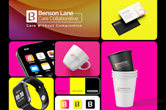 design logo and brand style guide, brand identity design