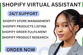 be your shopify virtual assistant