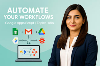 automate your workflows using google apps script, zapier or n8n