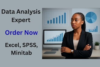 do spss data analysis, excel data analysis, minitab