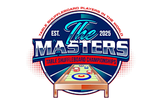 create graceful and fantastic shuffleboard logo design
