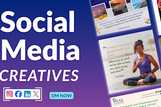 create social media posts, ad creative, facebook ad image, instagram design