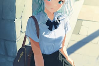 do a anime character