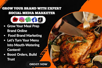 manage catering meal prep thanksgiving social media marketin