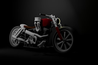 lowpoly and highpoly 3d models