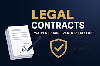 draft, review your liability waiver, release, saas agreement, vendor agreement