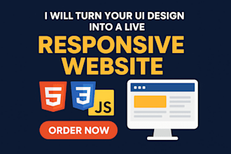 turn your UI design into a live interactive website