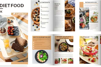 do cookbook recipe cookbook formatting meal plan recipe design canva book design