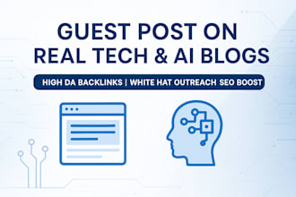 publish a guest post on real tech blogs